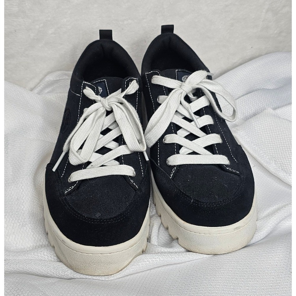 Skechers Jammers Heritage Sneaker 9 Black Platform Lug Sole 74346